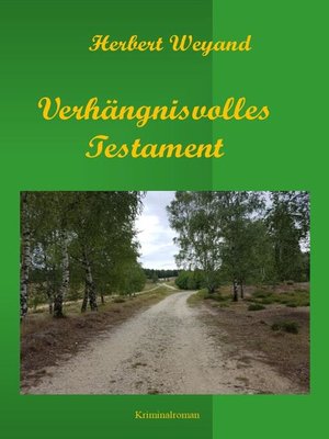cover image of Verhängnisvolles Testament